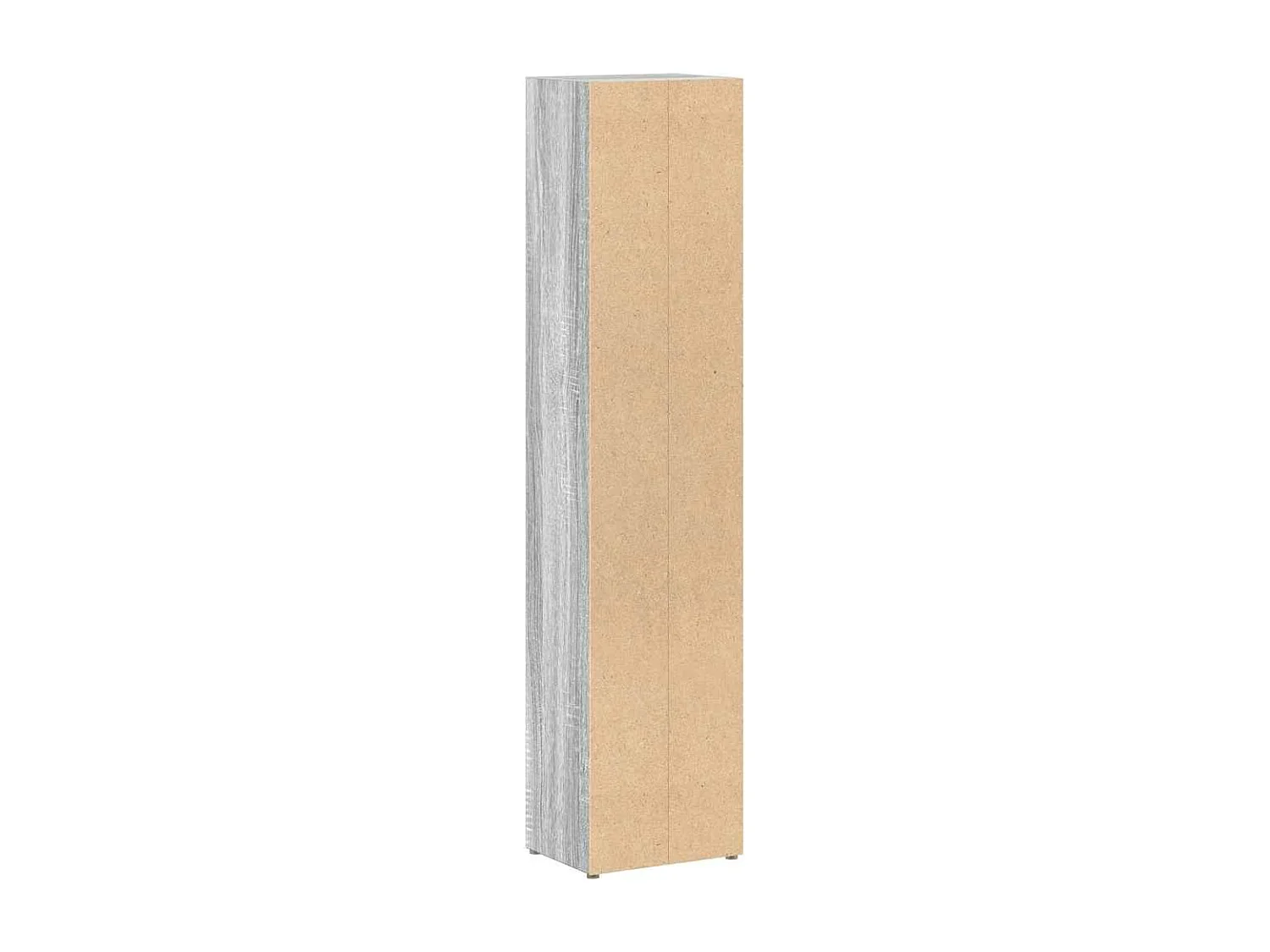 Armários para CDs 2pcs 21x16x93,5cm deriv. madeira sonoma cinza