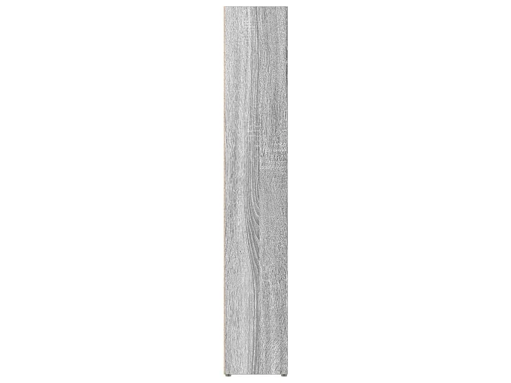 Armoires à CD 2 pcs Sonoma gris 21x16x93,5 cm Bois d'ingénierie