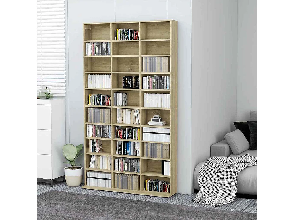 Armadietto TV Rovere Sonoma 102x23x177,5cm in Legno Multistrato