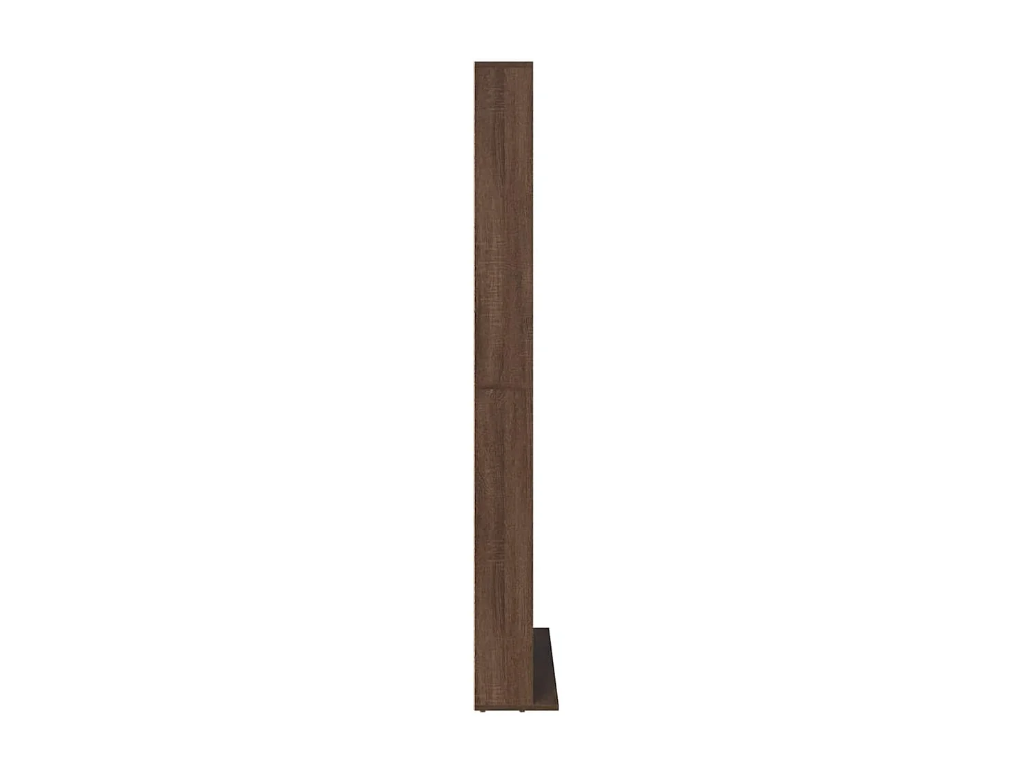 CD-Regal Braun Eichen-Optik 102x23x177,5 cm Holzwerkstoff