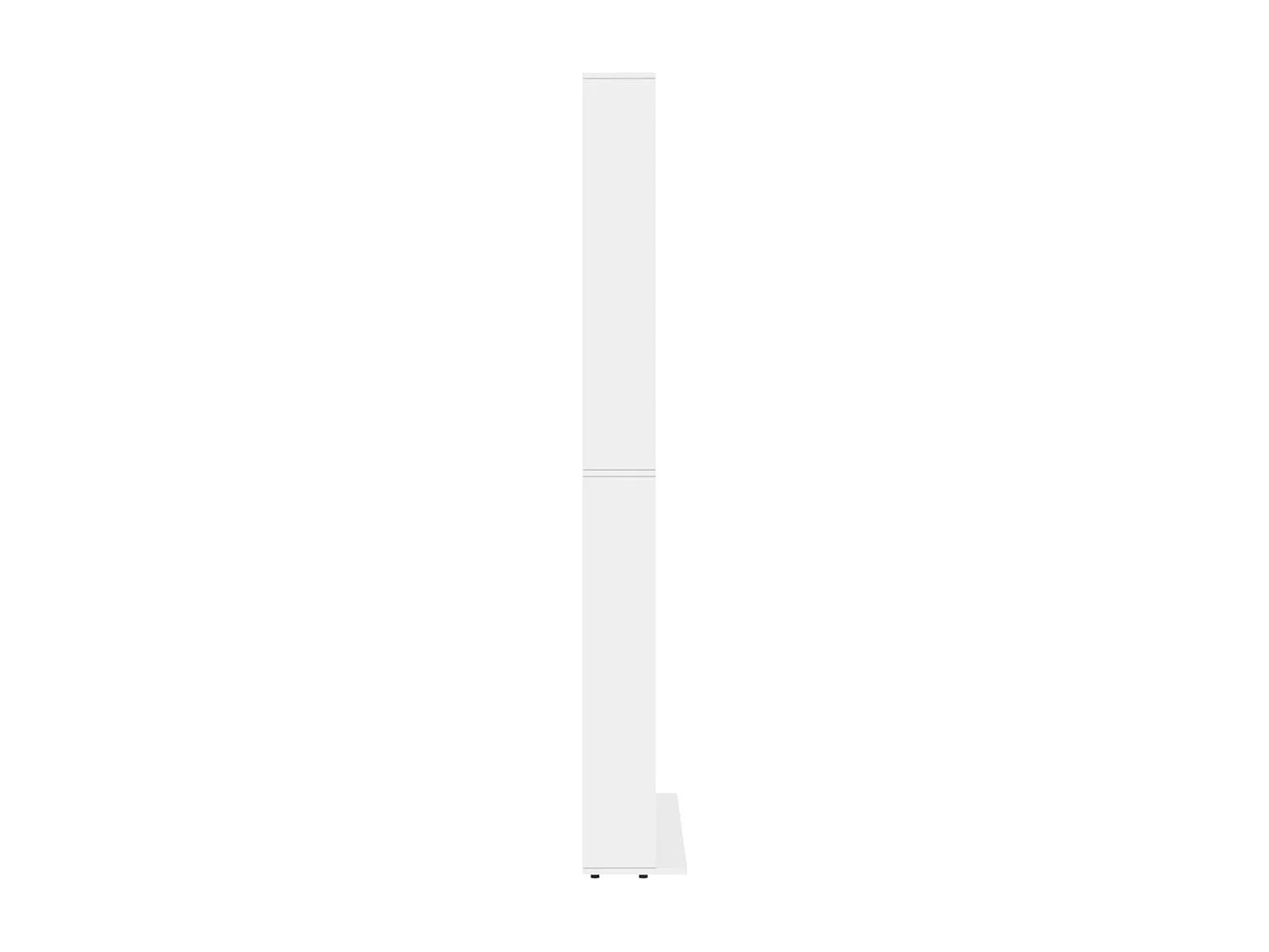 Armoire à CD Blanc 102x16x177,5 cm Bois d'ingénierie