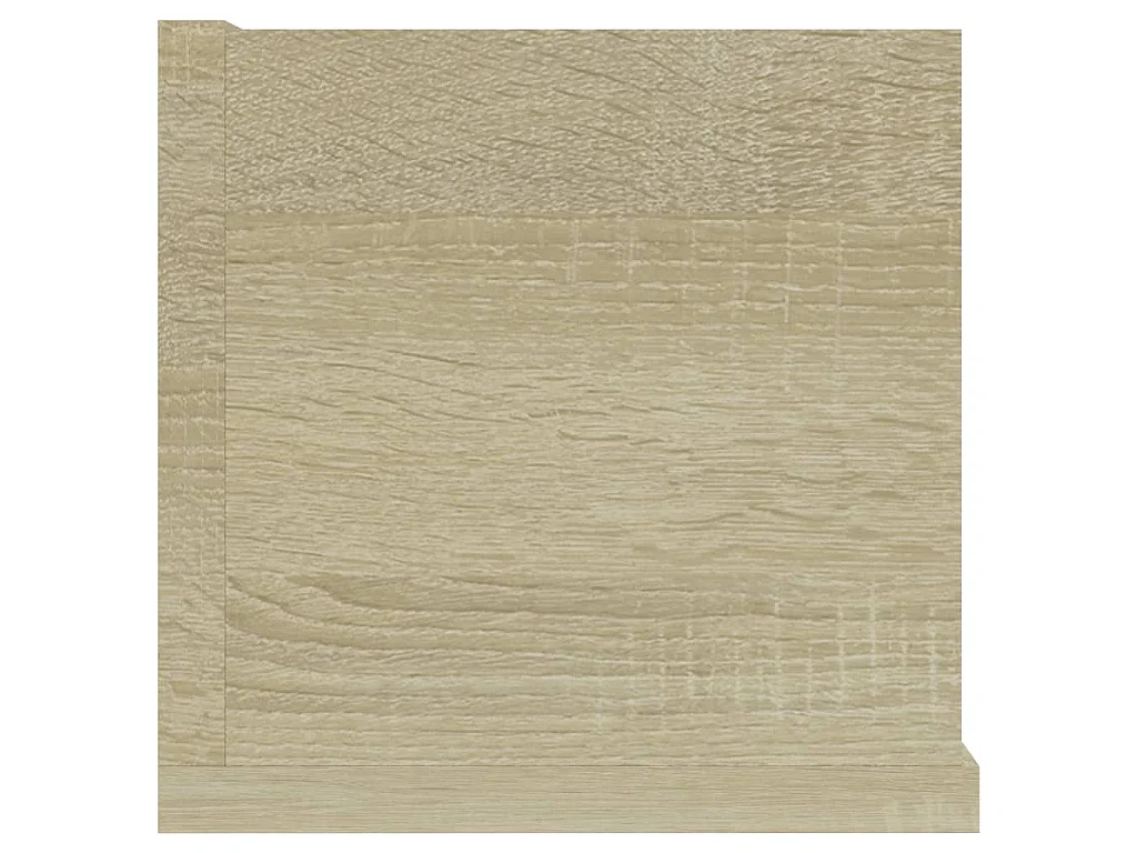 Étagère murale à CD Chêne sonoma 100x18x18 cm Bois d'ingénierie