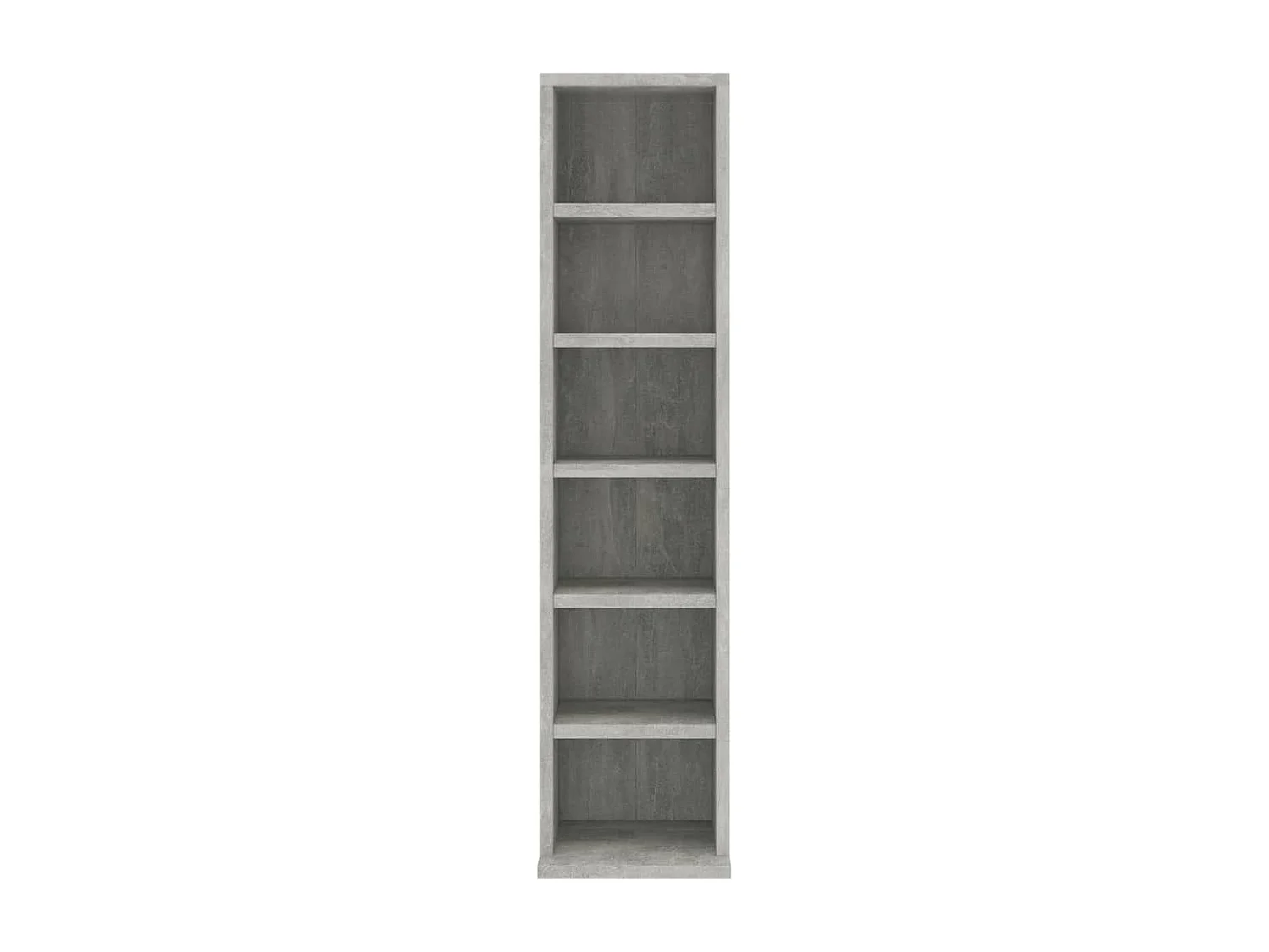 CD-Schrank Betongrau 21x20x88 cm Holzwerkstoff