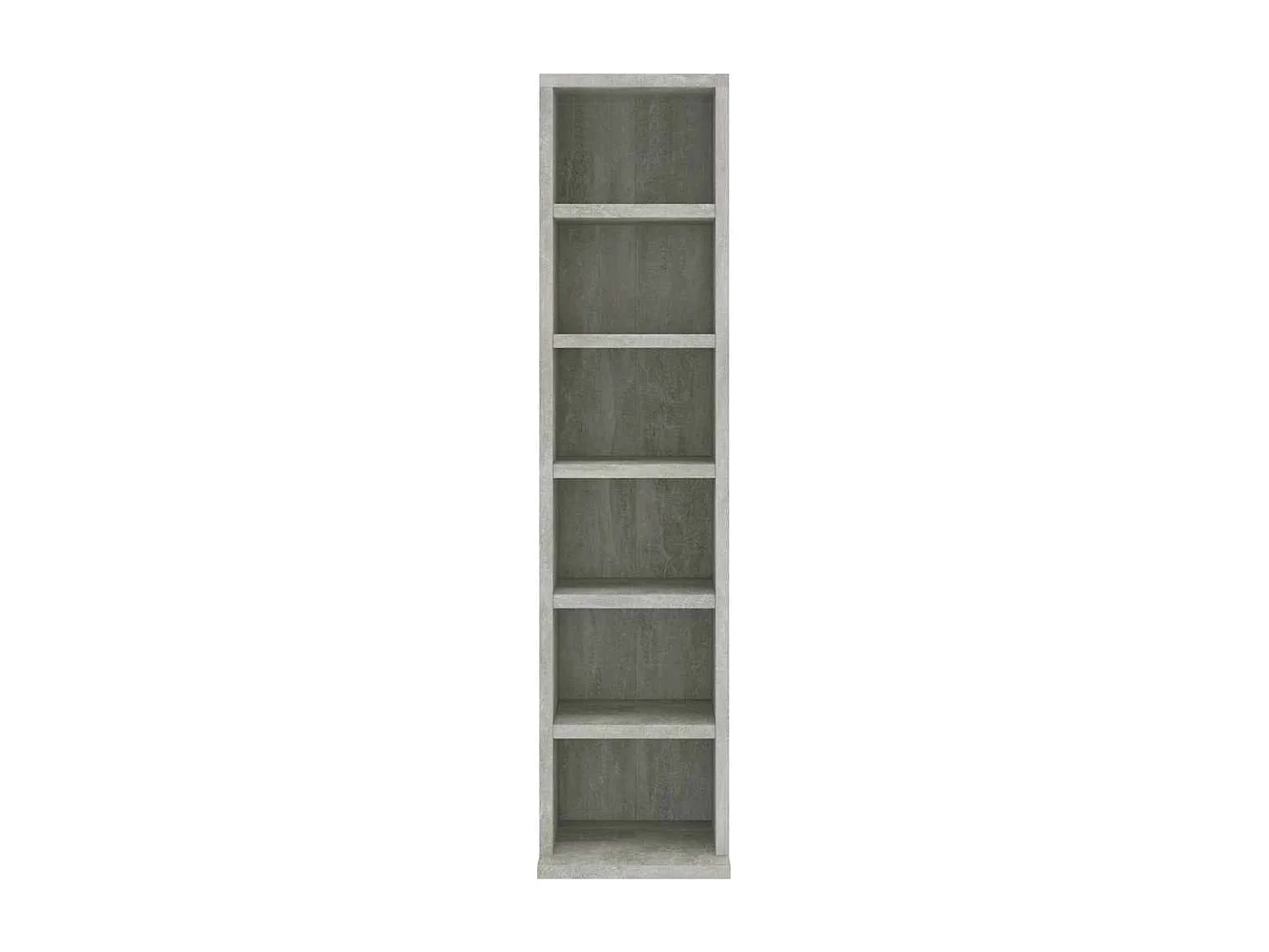 CD-Schrank Betongrau 21x20x88 cm Holzwerkstoff