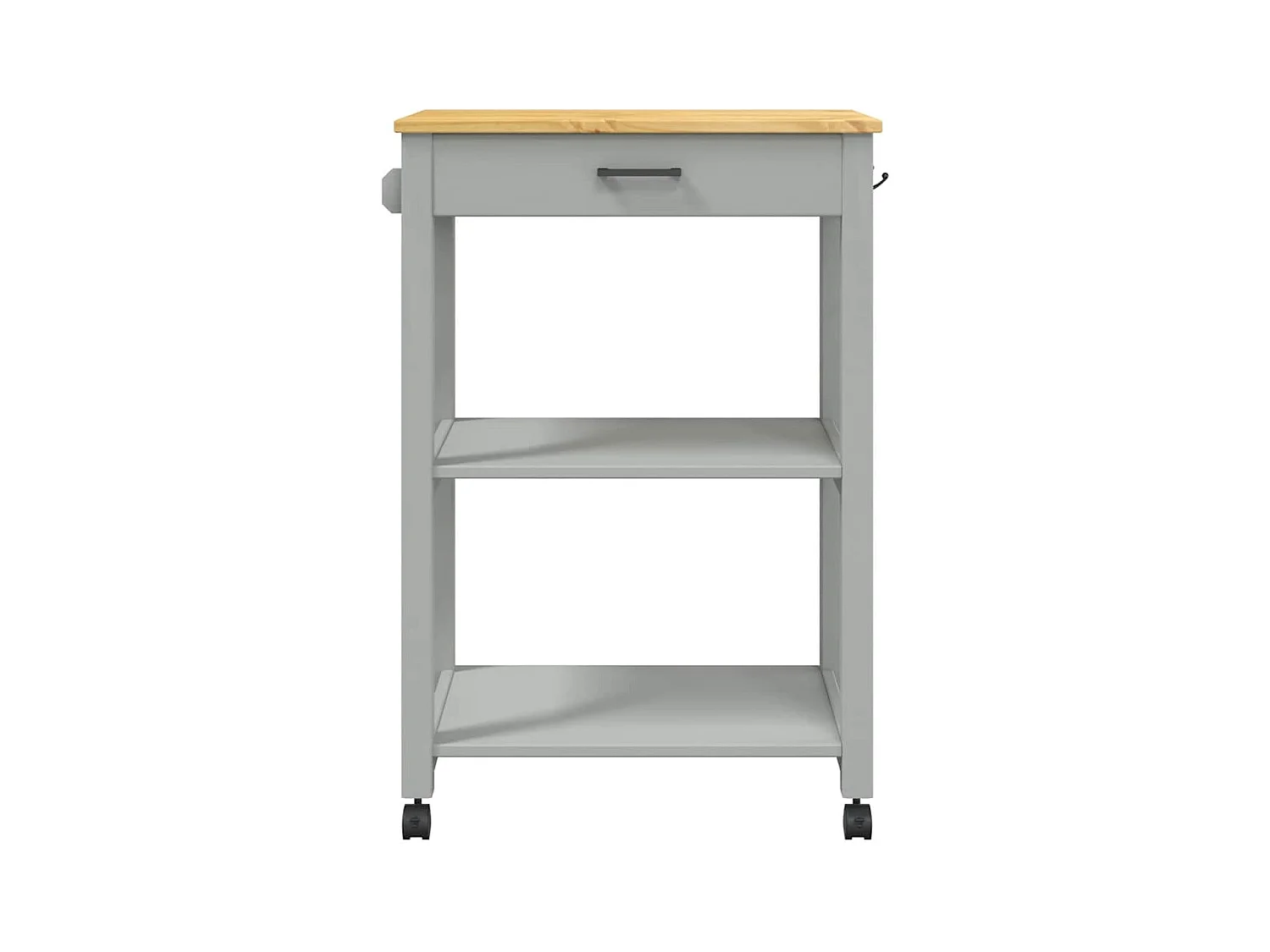 Chariot de cuisine MONZA 60x40x88,5 cm bois massif de pin