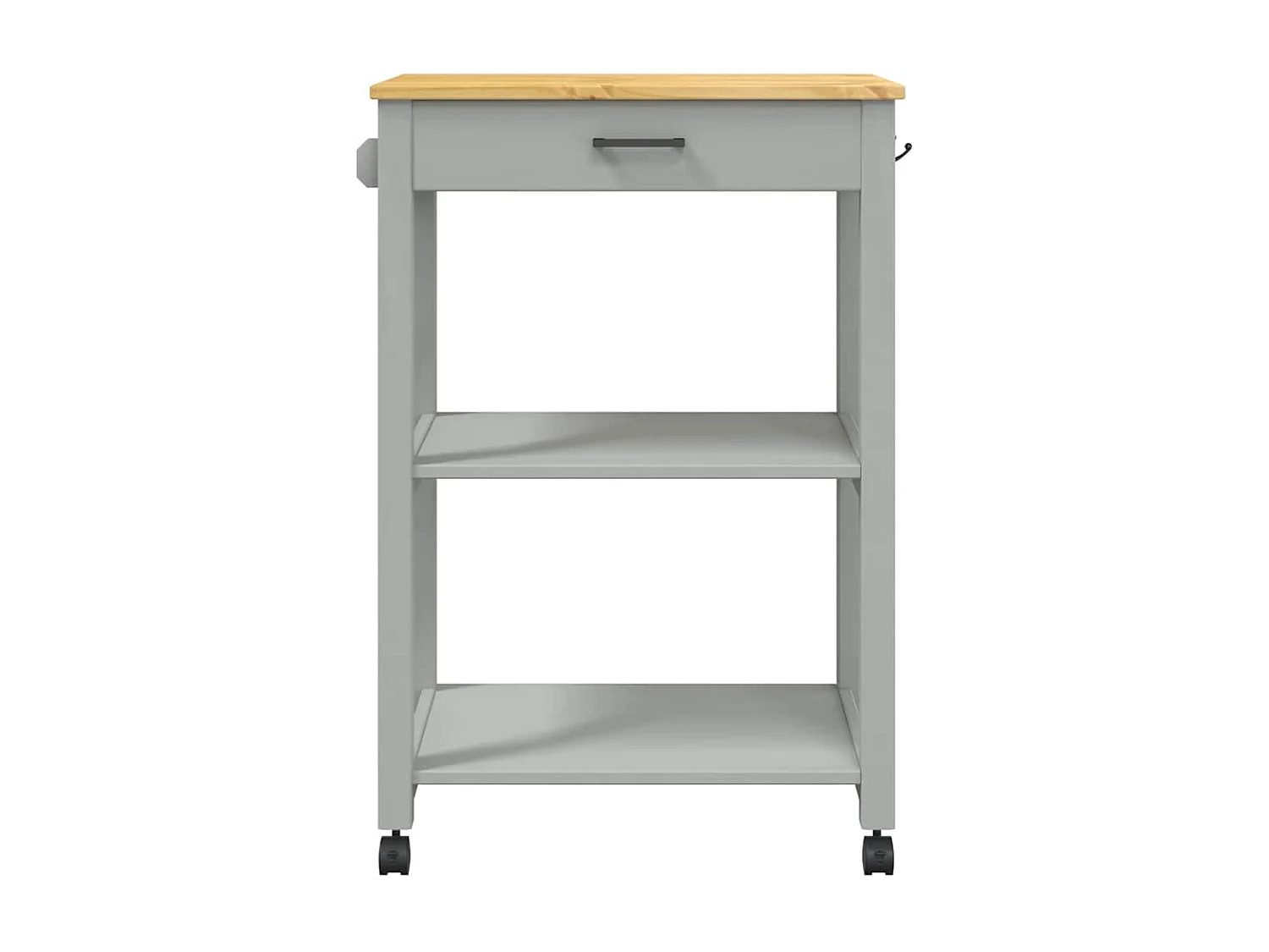 Chariot de cuisine MONZA 60x40x88,5 cm bois massif de pin