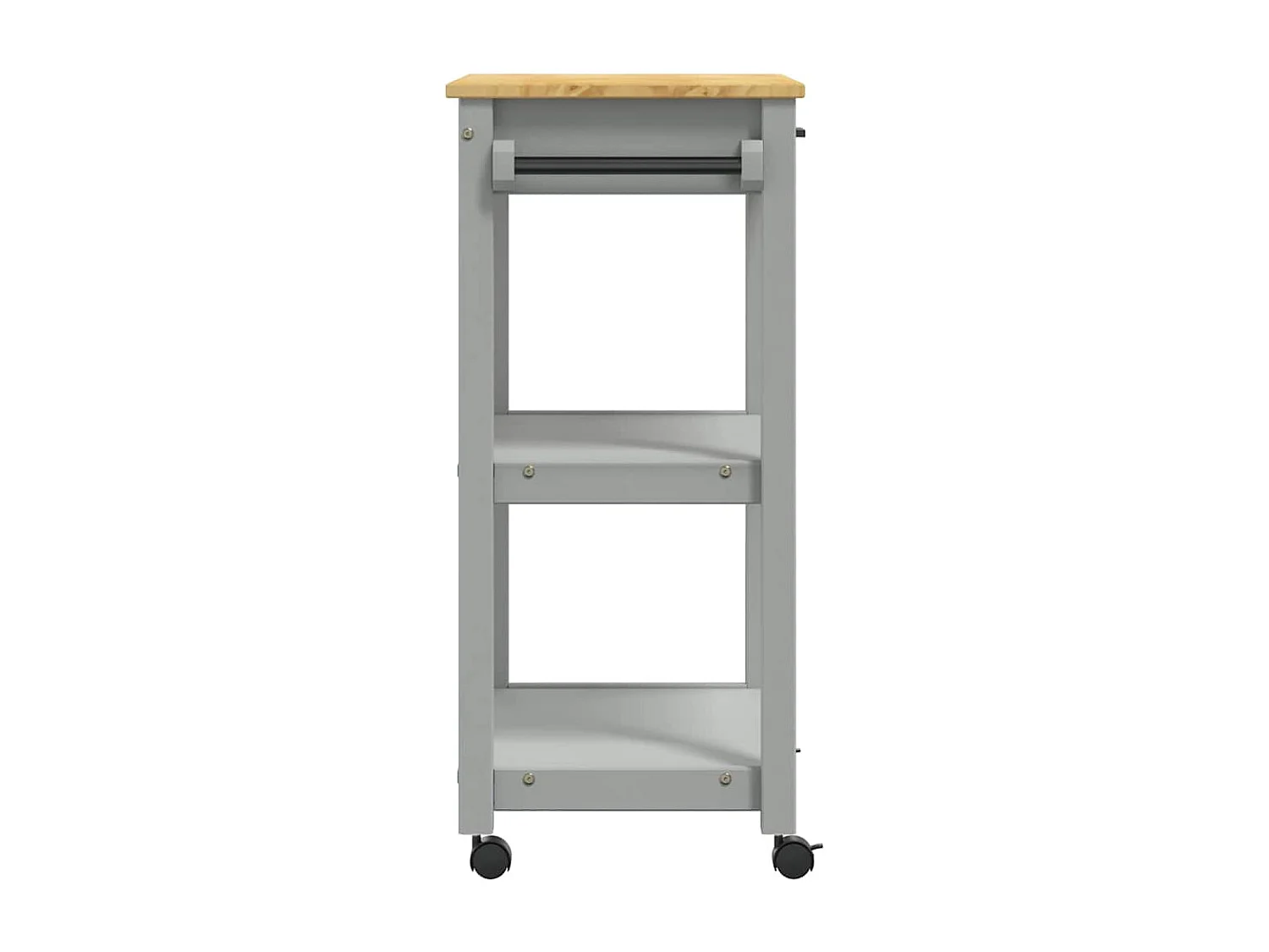 Chariot de cuisine MONZA 60x40x88,5 cm bois massif de pin