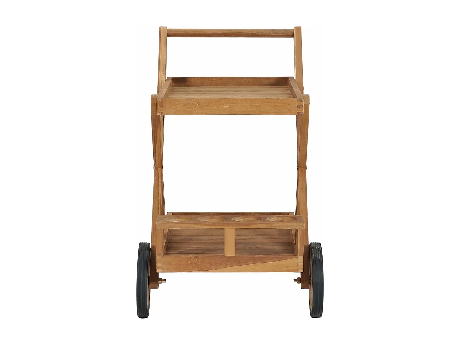 Teewagen Massivholz Teak