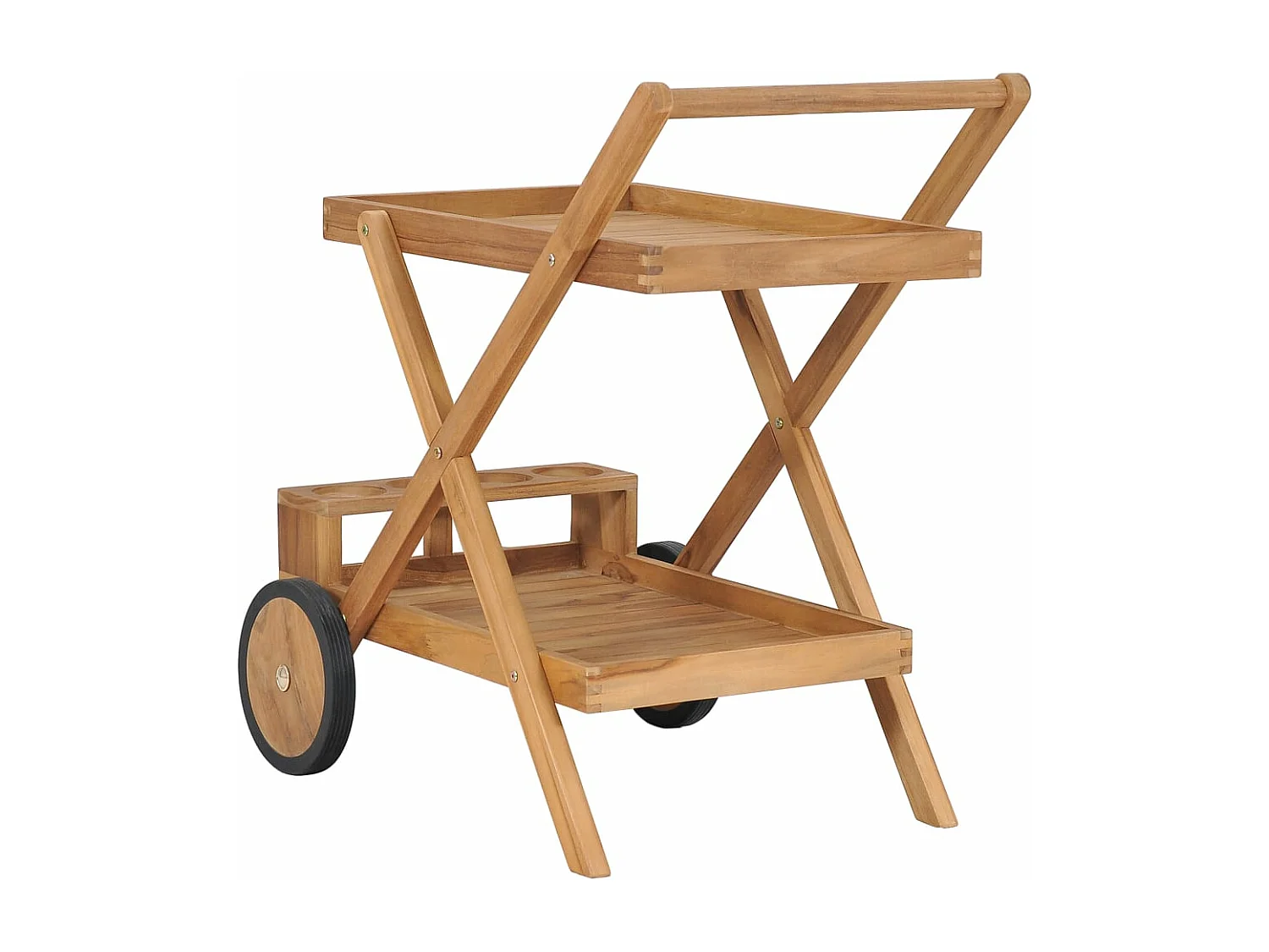 Teewagen Massivholz Teak