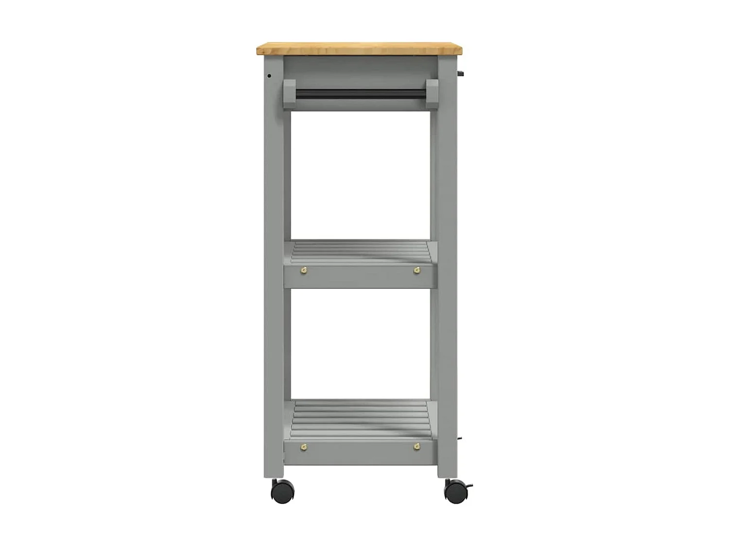 Chariot de cuisine MONZA 60x40x88,5 cm bois massif de pin