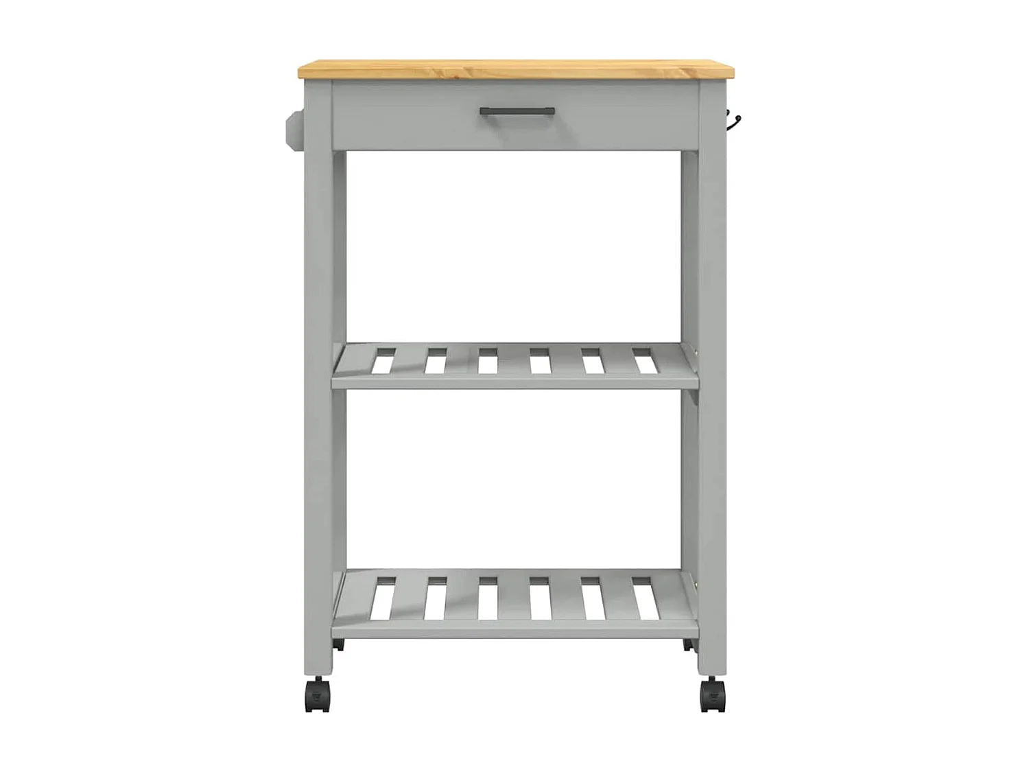 Chariot de cuisine MONZA 60x40x88,5 cm bois massif de pin