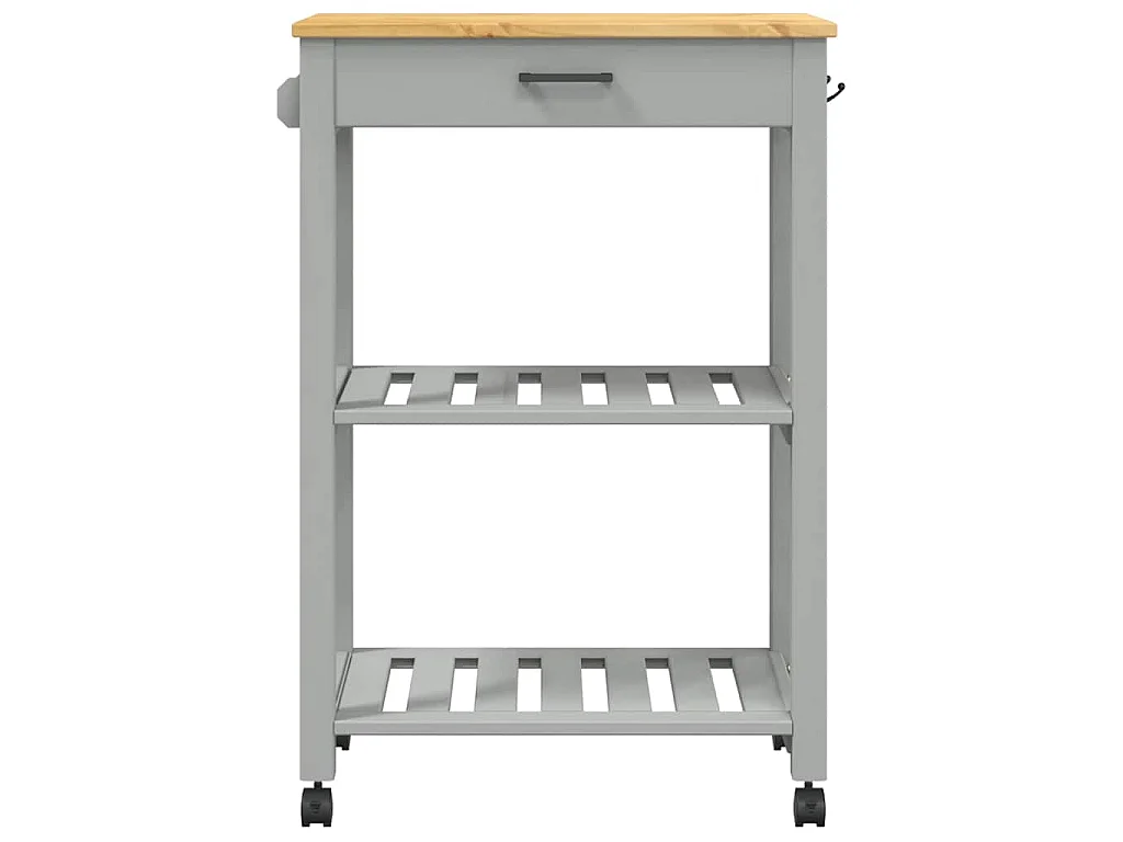 Carrinho de cozinha MONZA 60x40x88,5 cm madeira de pinho maciça
