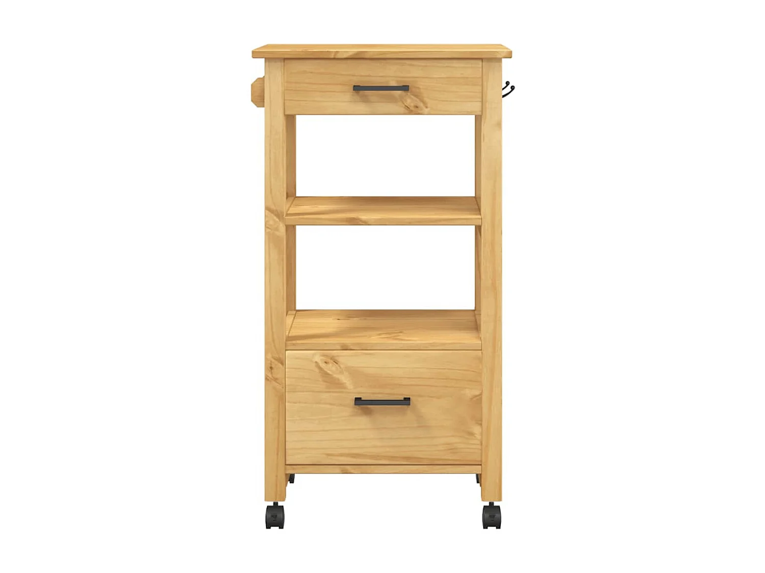 Küchenwagen MONZA 48x40x88,5 cm Massivholz Kiefer