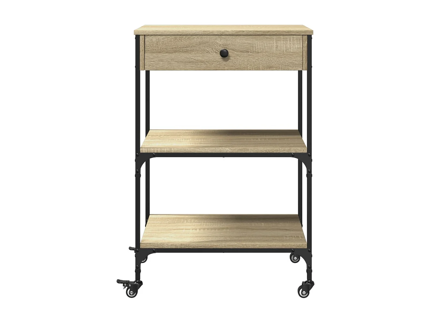 Küchenwagen Sonoma-Eiche 60x48x89,5 cm Holzwerkstoff