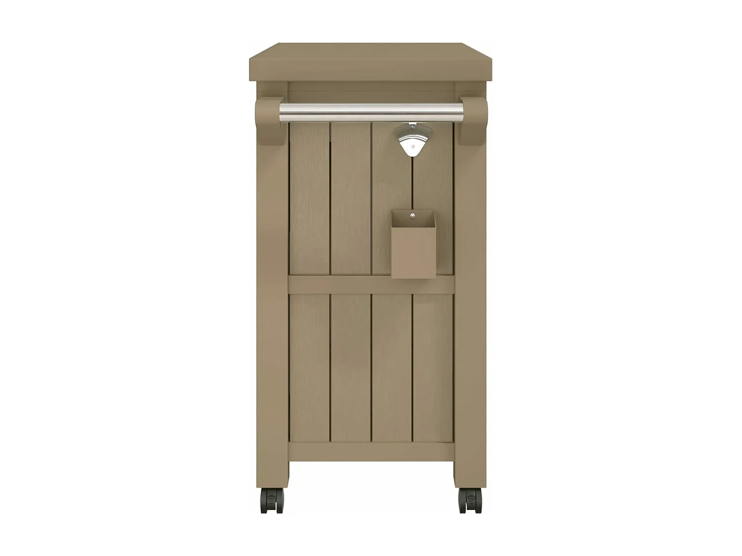 Serveerwagen 3-in-1 polypropeen lichtbruin