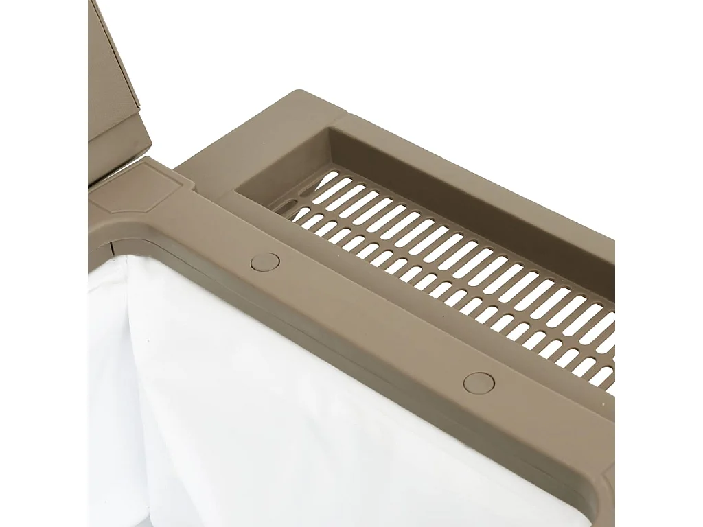 Serveerwagen 3-in-1 polypropeen lichtbruin