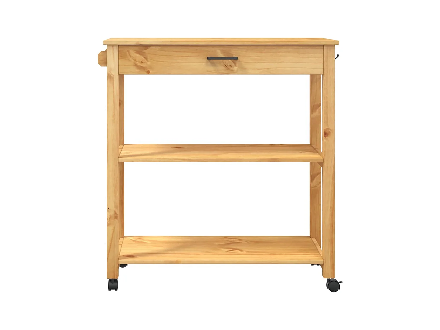 Chariot de cuisine MONZA 84x40x88,5 cm bois massif de pin