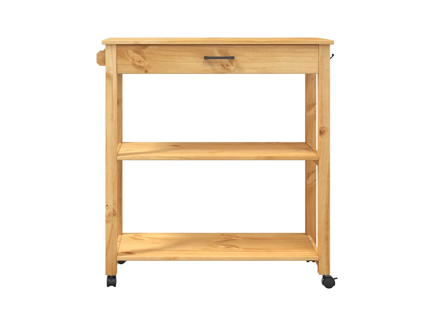 Chariot de cuisine MONZA 84x40x88,5 cm bois massif de pin