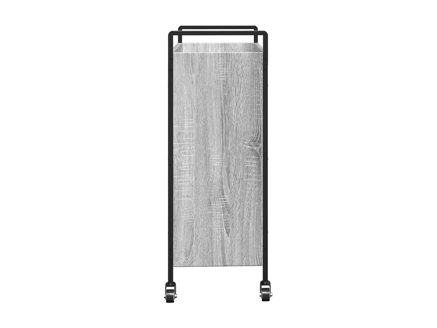 Keukentrolley 70x30x82 cm bewerkt hout grijs sonoma eikenkleur