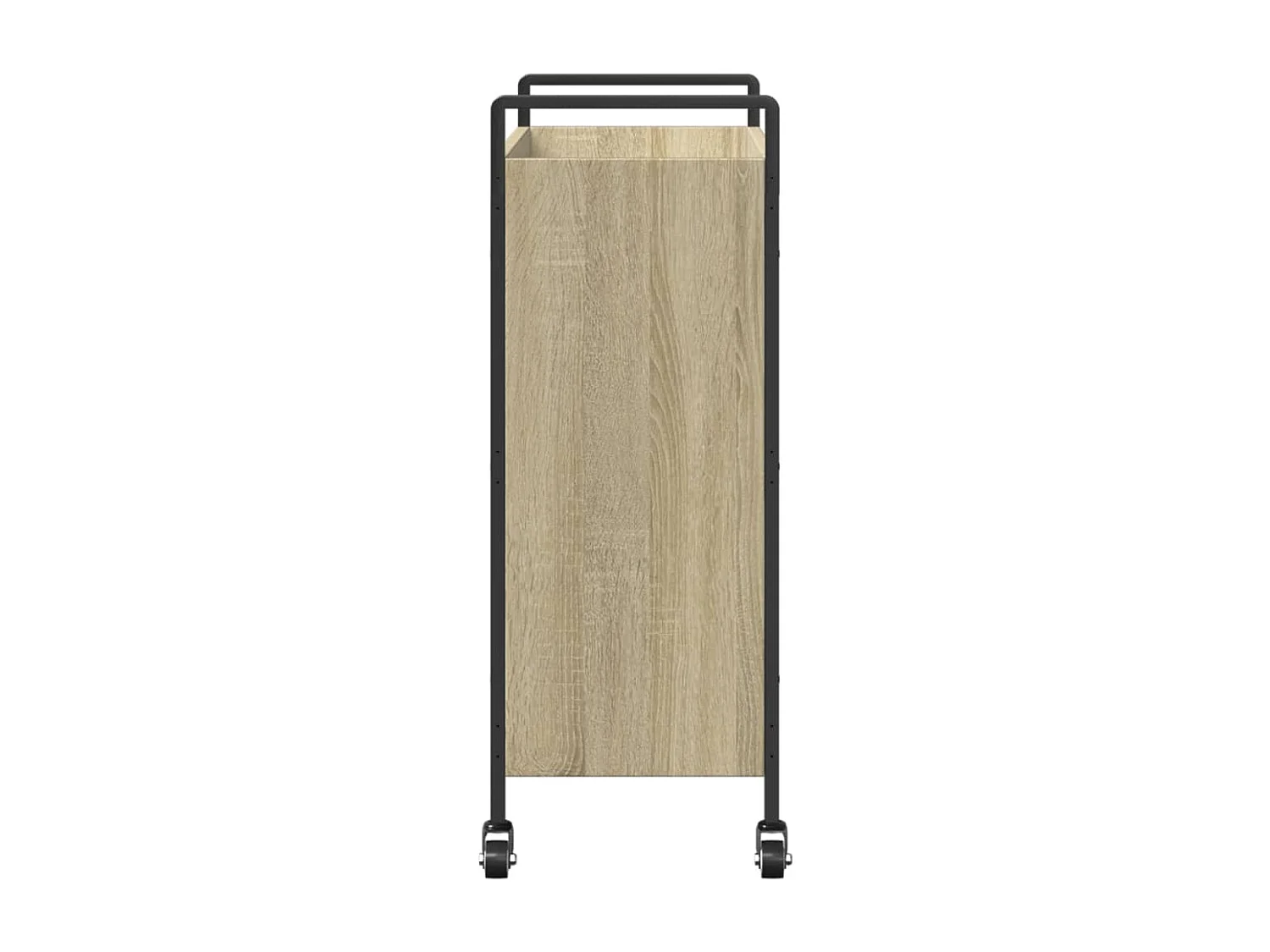 Chariot de cuisine chêne sonoma 70x30x82 cm bois d'ingénierie