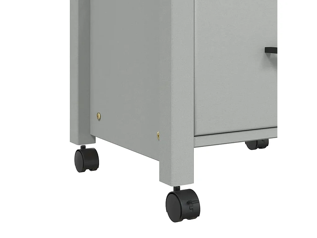 Chariot de cuisine MONZA 48x40x88,5 cm bois massif de pin