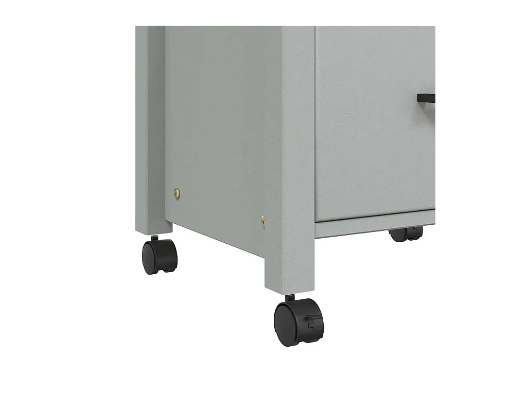 Chariot de cuisine MONZA 48x40x88,5 cm bois massif de pin