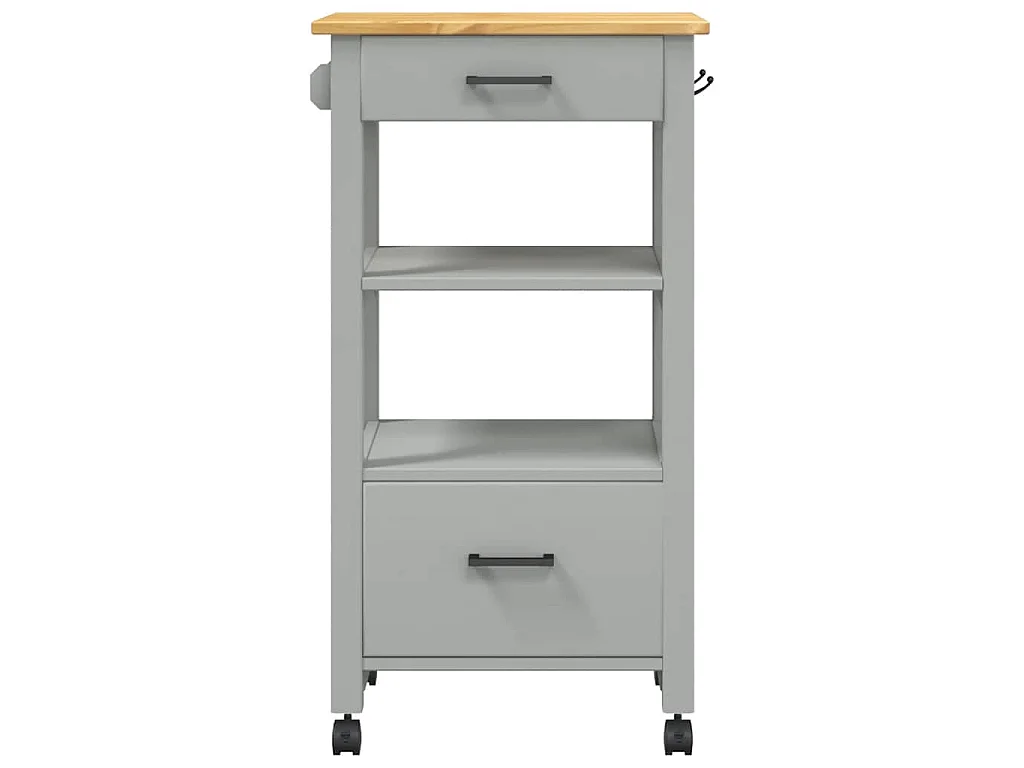 Küchenwagen MONZA 48x40x88,5 cm Massivholz Kiefer