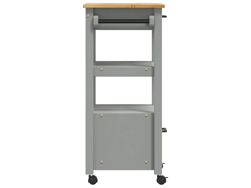 Küchenwagen MONZA 48x40x88,5 cm Massivholz Kiefer