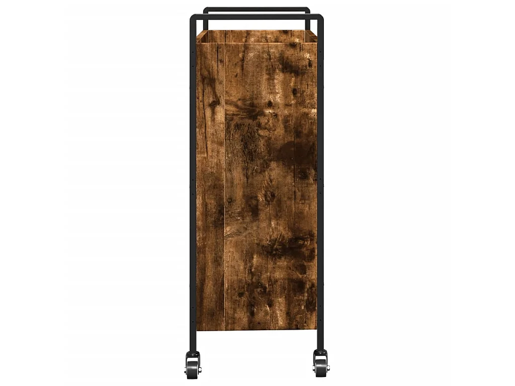 Küchenwagen Räuchereiche 70x30x82 cm Holzwerkstoff