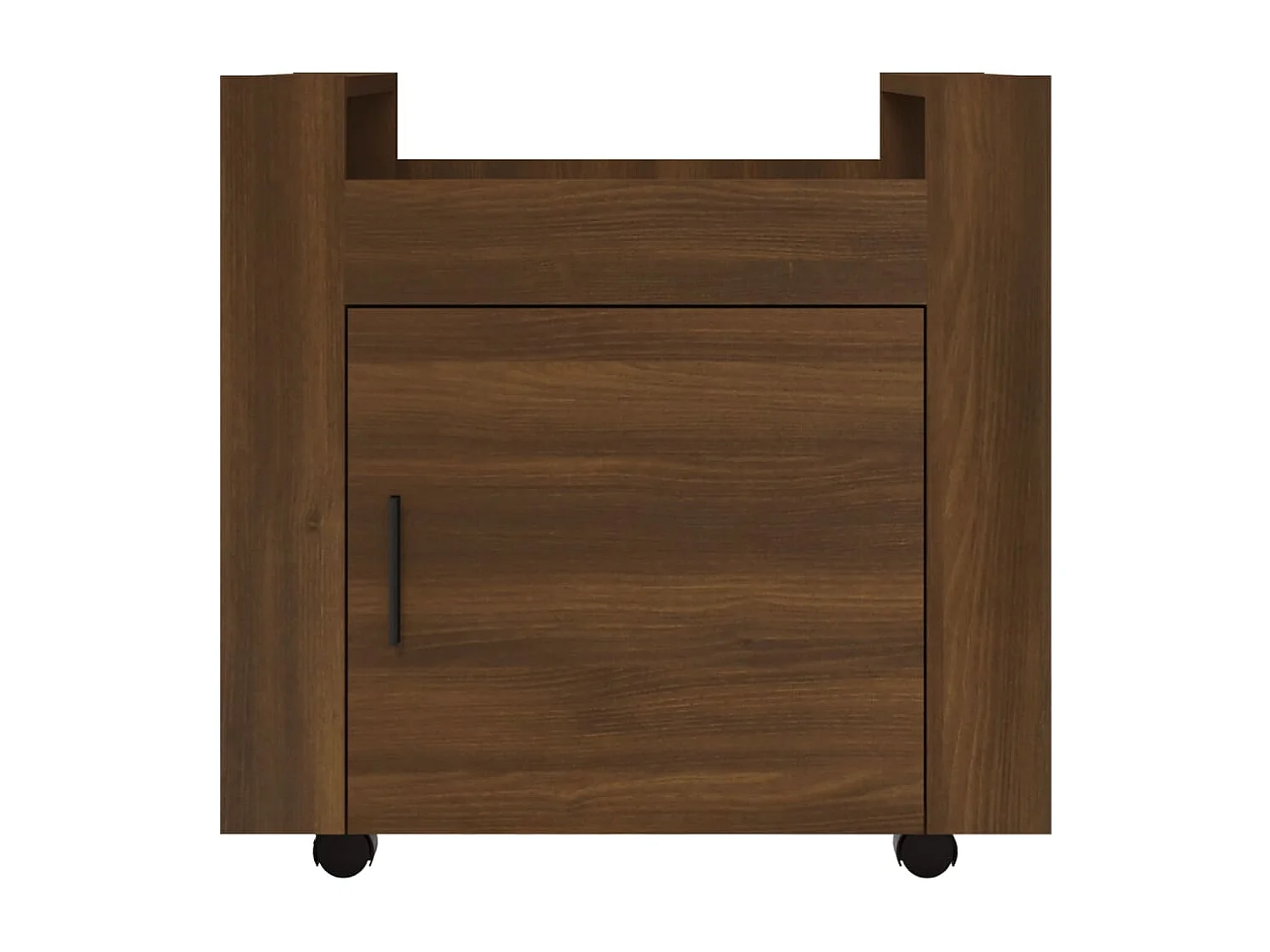 Bürowagen Braun Eichen-Optik 60x45x60 cm Holzwerkstoff