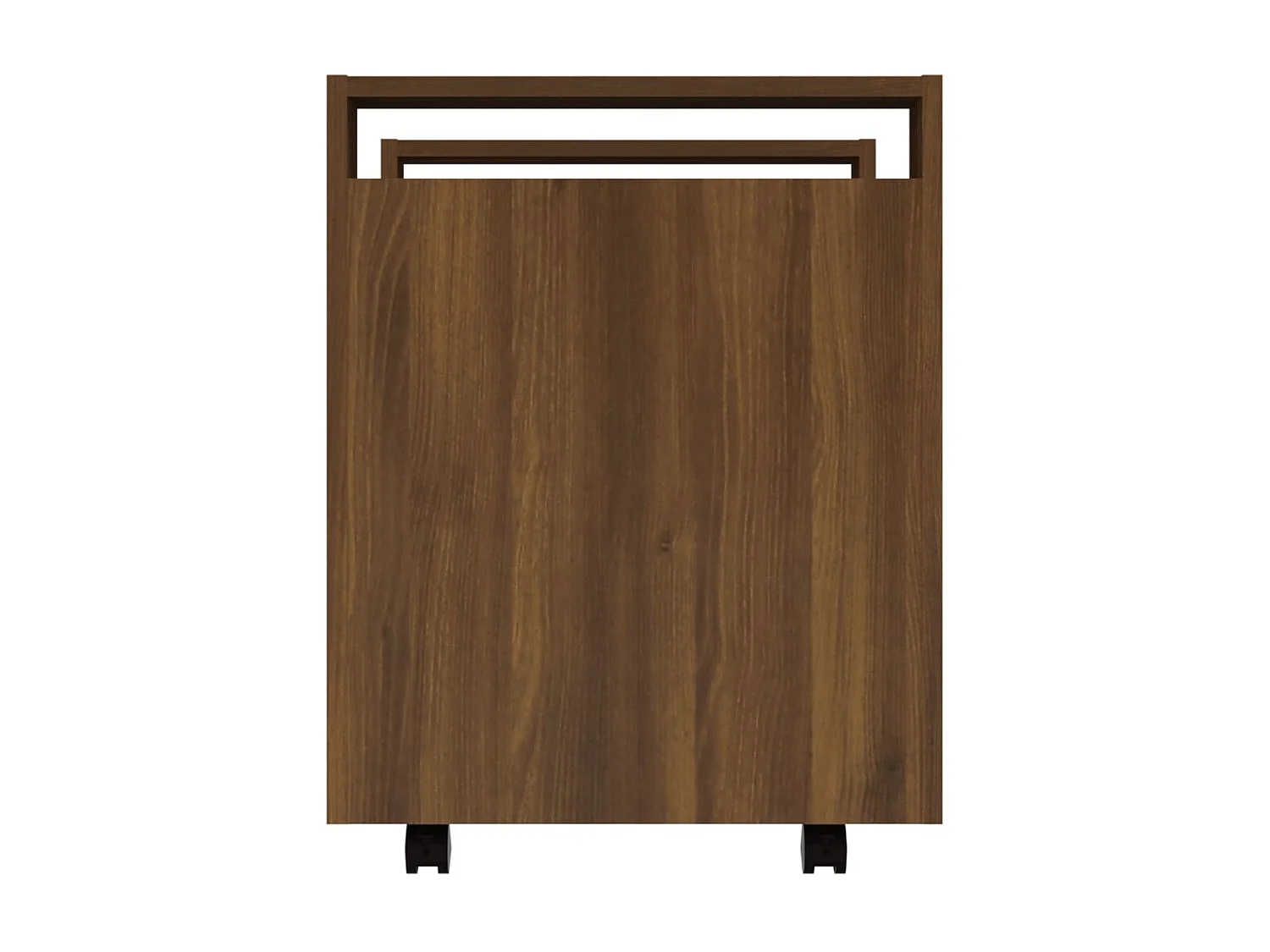 Chariot de bureau Chêne marron 60x45x60 cm Bois d'ingénierie