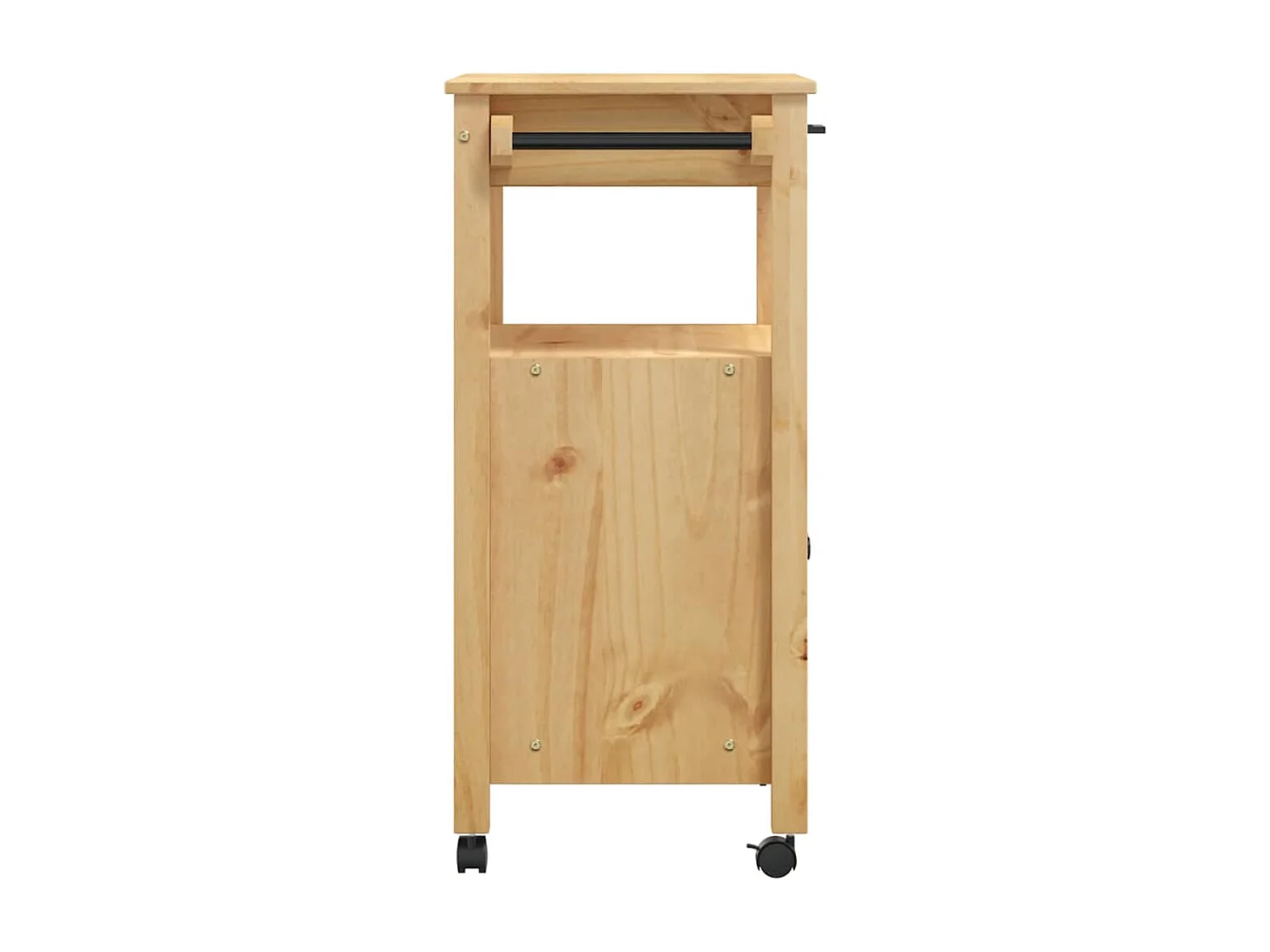 Chariot de cuisine MONZA 60x40x88,5 cm bois massif de pin