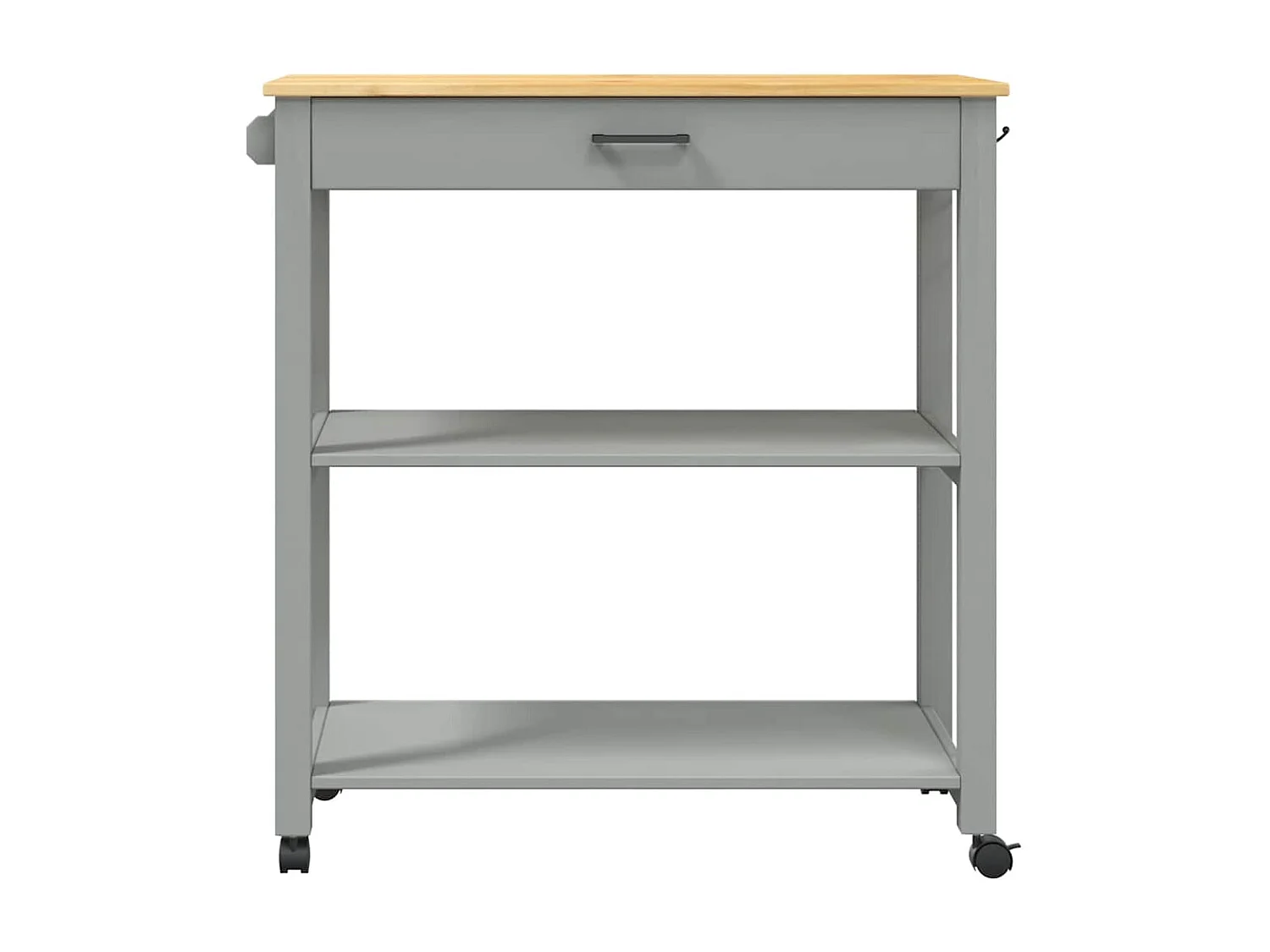 Chariot de cuisine MONZA 84x40x88,5 cm bois massif de pin