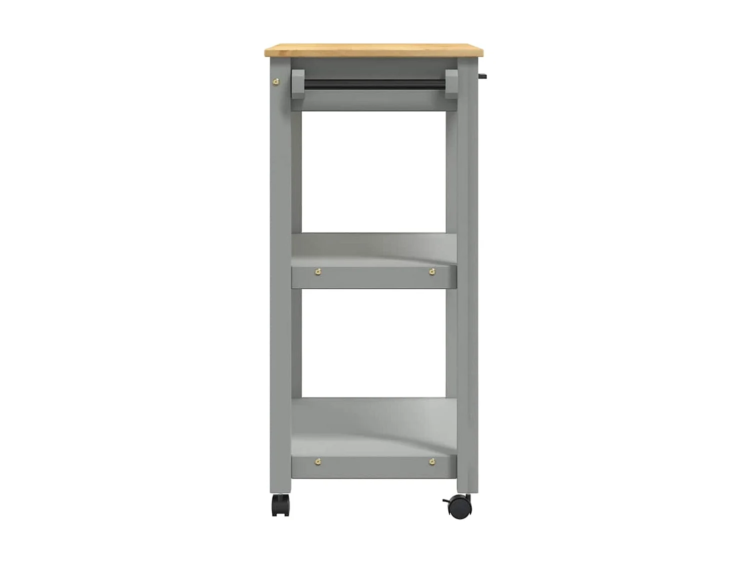 Chariot de cuisine MONZA 84x40x88,5 cm bois massif de pin