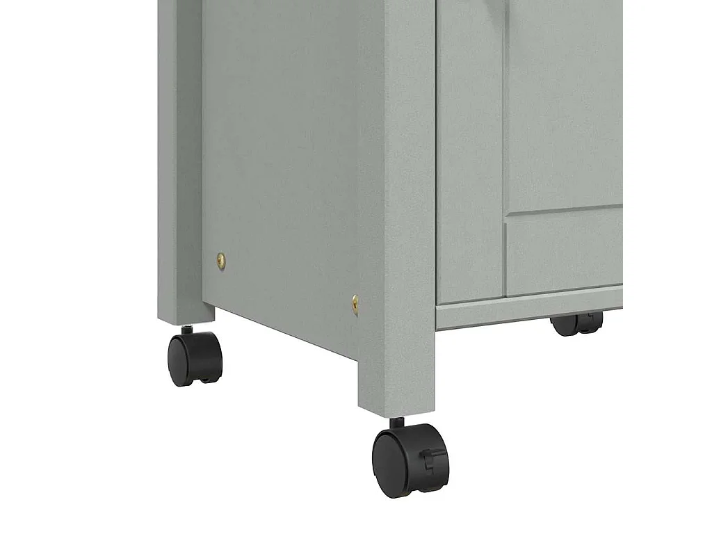 Chariot de cuisine MONZA 48x40x88,5 cm bois massif de pin