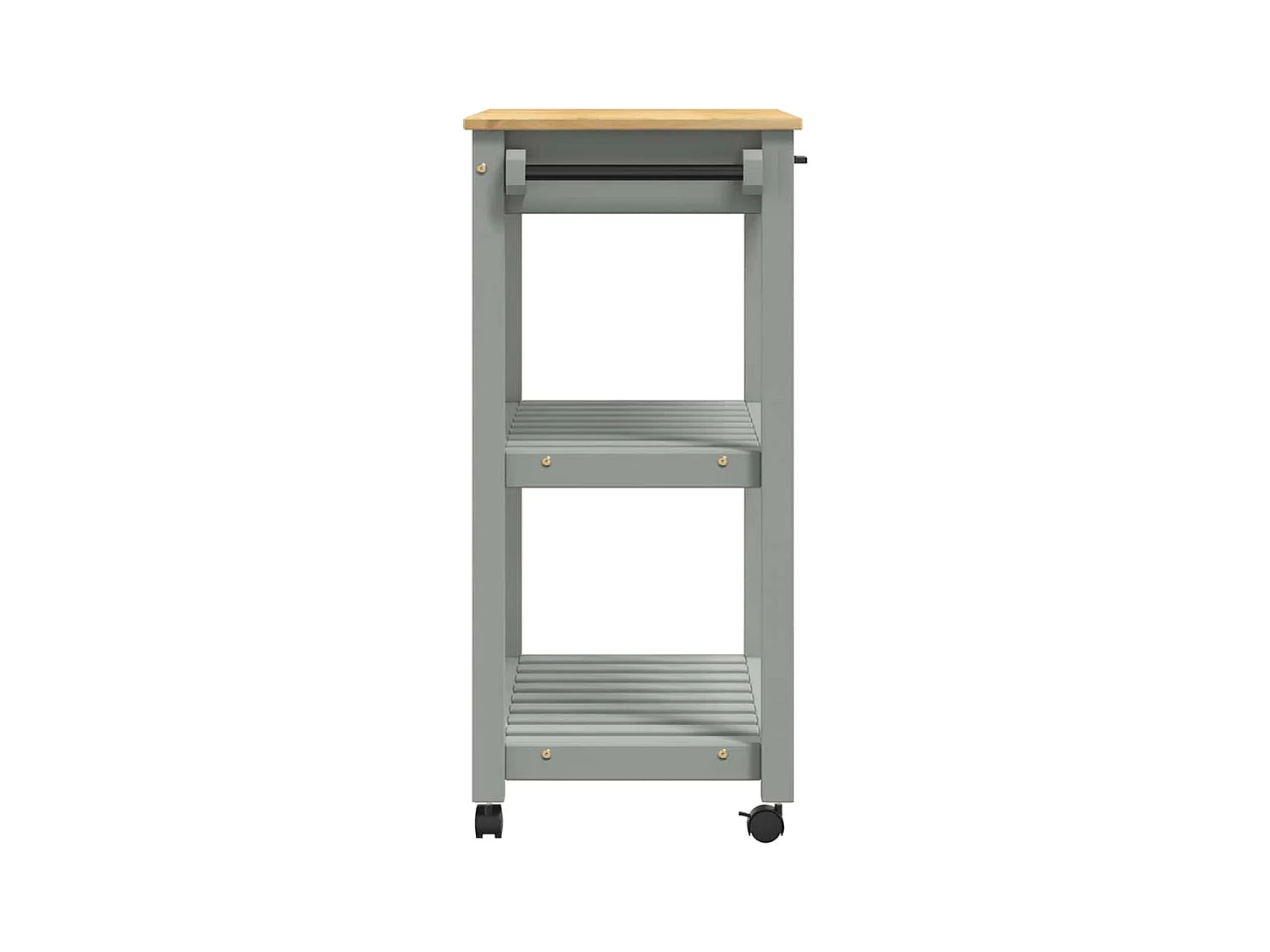 Chariot de cuisine MONZA 84x40x88,5 cm bois massif de pin