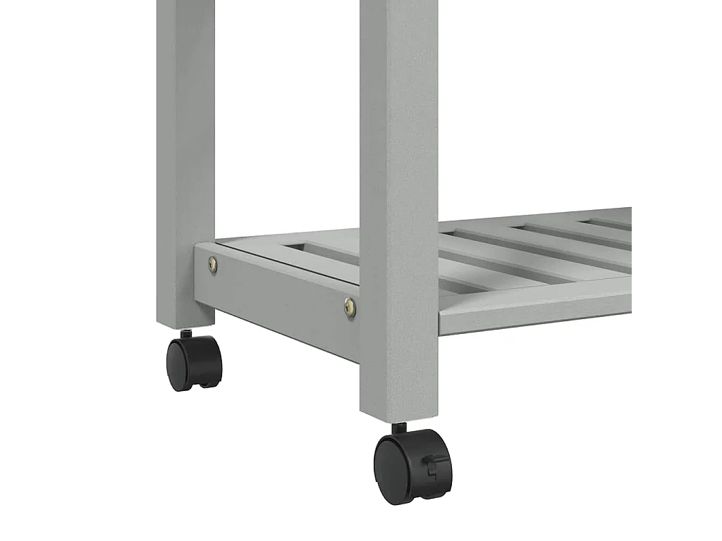 Carrello da Cucina MONZA 84x40x88,5 cm in Legno Massello di Pino