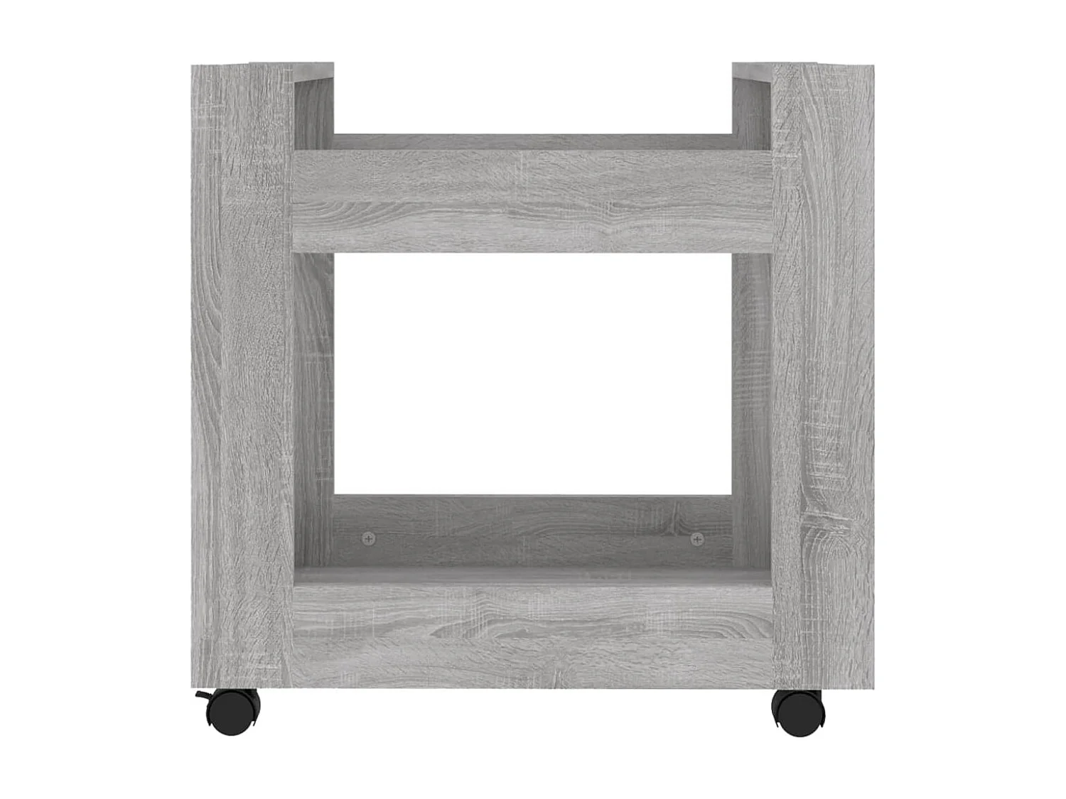 Chariot de bureau Sonoma gris 60x45x60 cm Bois d'ingénierie
