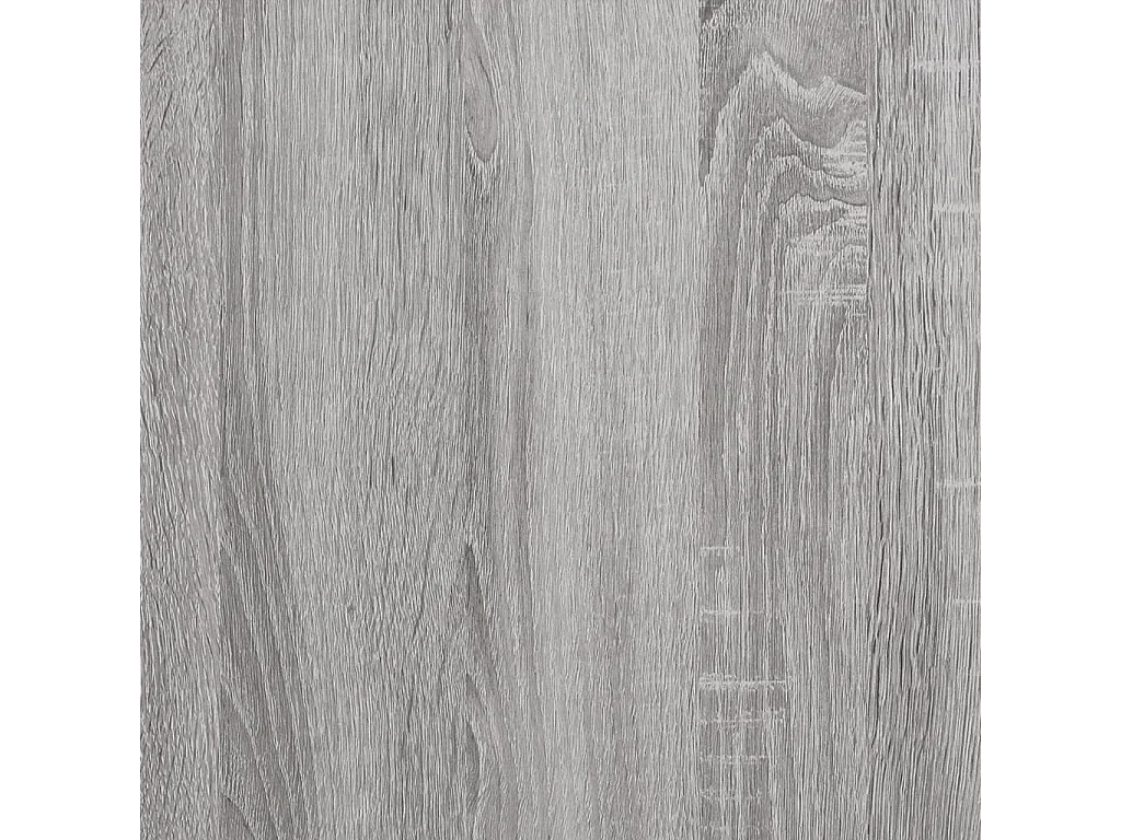 Chariot de bureau Sonoma gris 60x45x60 cm Bois d'ingénierie