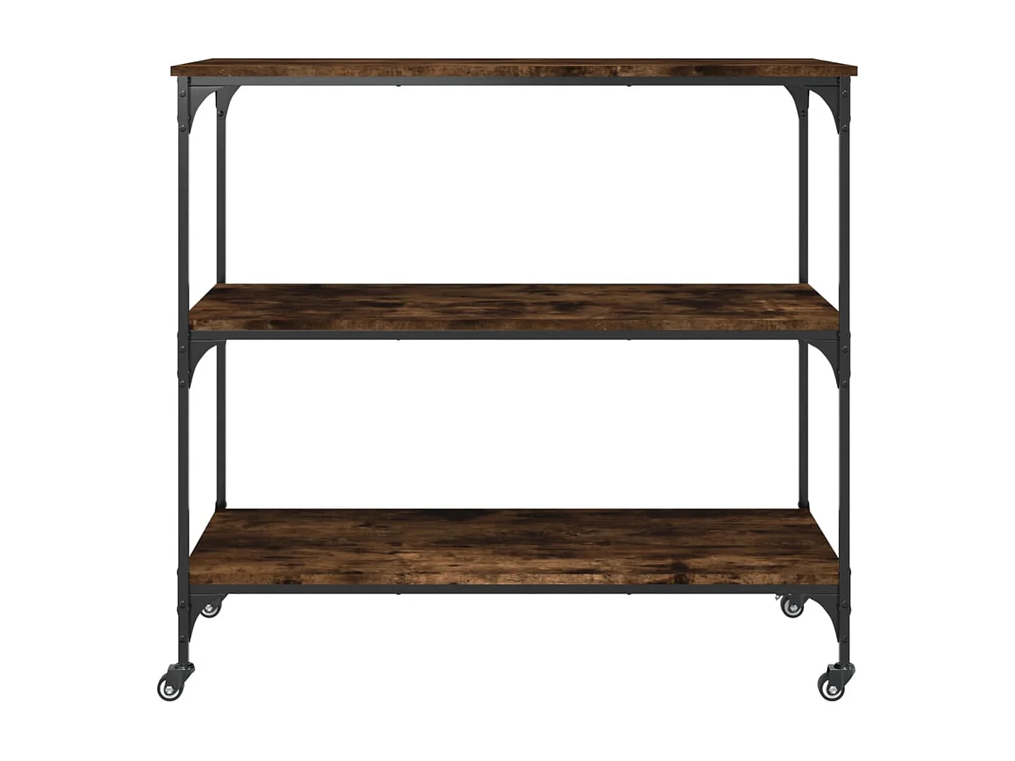 Küchenwagen Räuchereiche 102x50x95 cm Holzwerkstoff