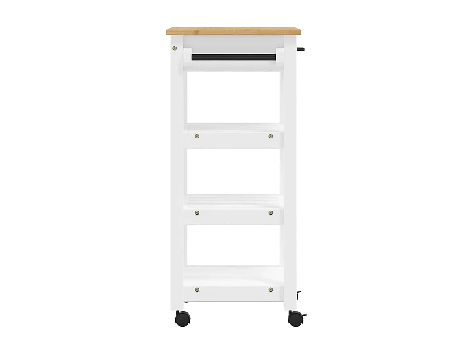 Chariot de cuisine MONZA 48x40x88,5 cm bois massif de pin