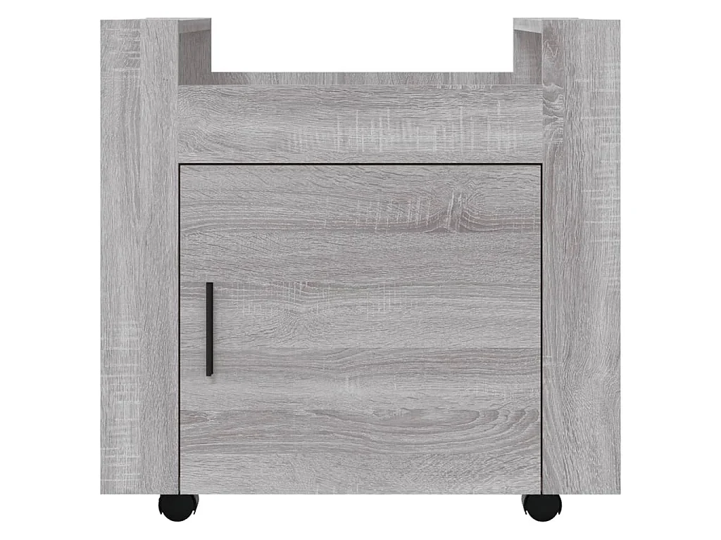 Trólei secretária 60x45x60 cm derivados madeira sonoma cinza