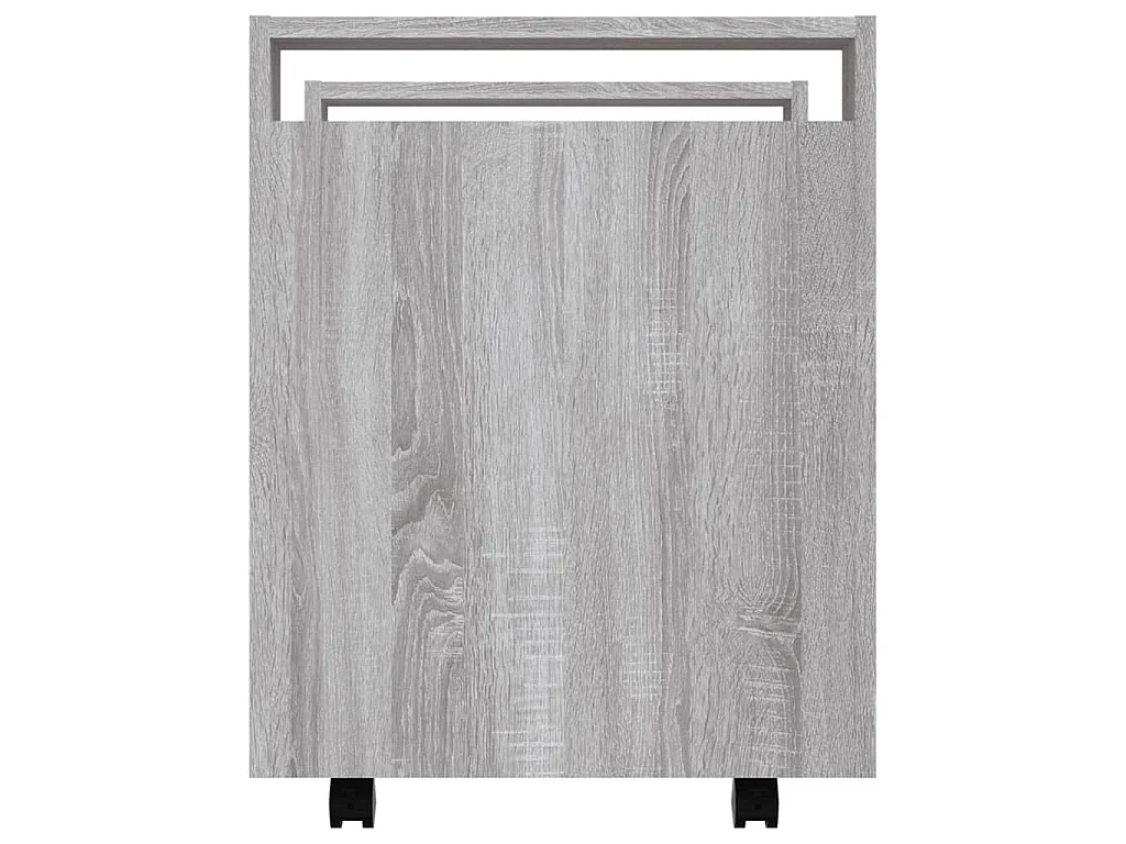 Trólei secretária 60x45x60 cm derivados madeira sonoma cinza