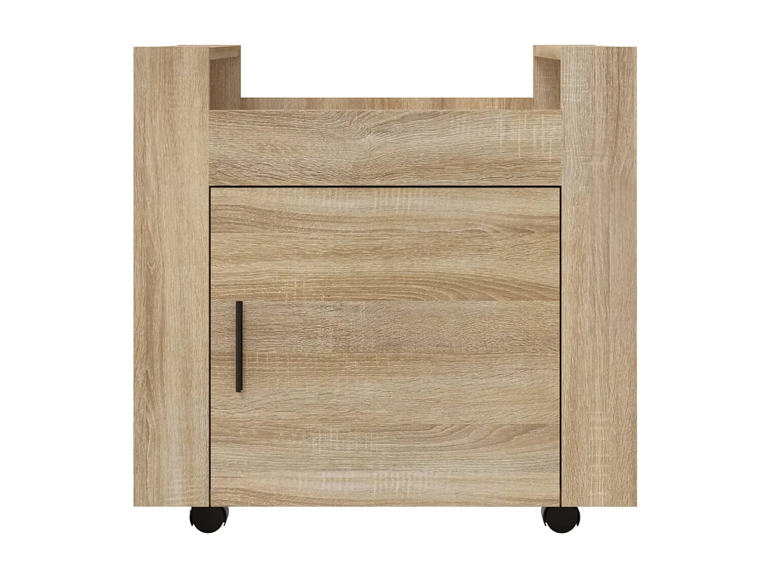 Bürowagen Sonoma-Eiche 60x45x60 cm Holzwerkstoff