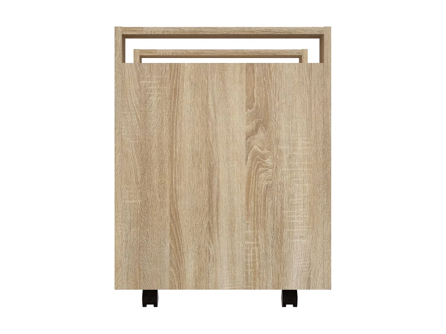Bürowagen Sonoma-Eiche 60x45x60 cm Holzwerkstoff