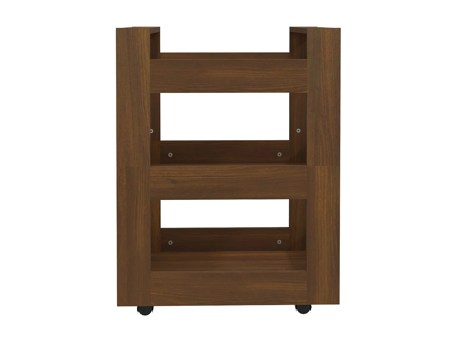 Chariot de cuisine Chêne marron 60x45x80 cm Bois d'ingénierie