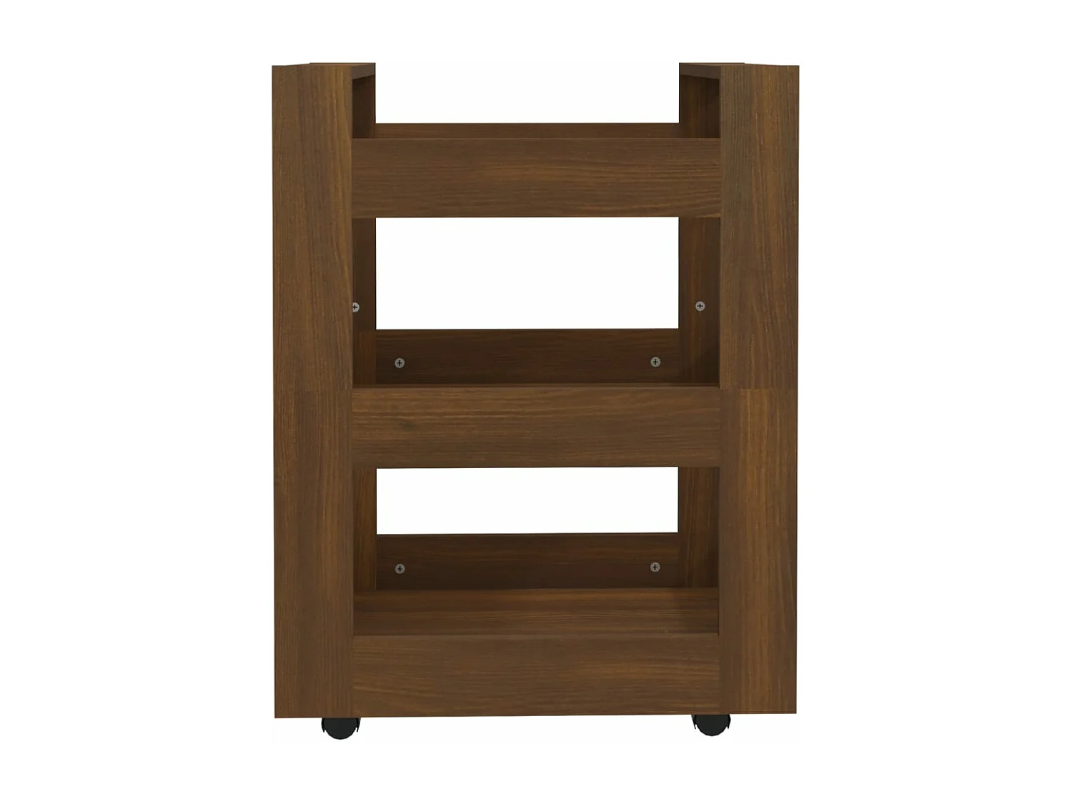 Chariot de cuisine Chêne marron 60x45x80 cm Bois d'ingénierie