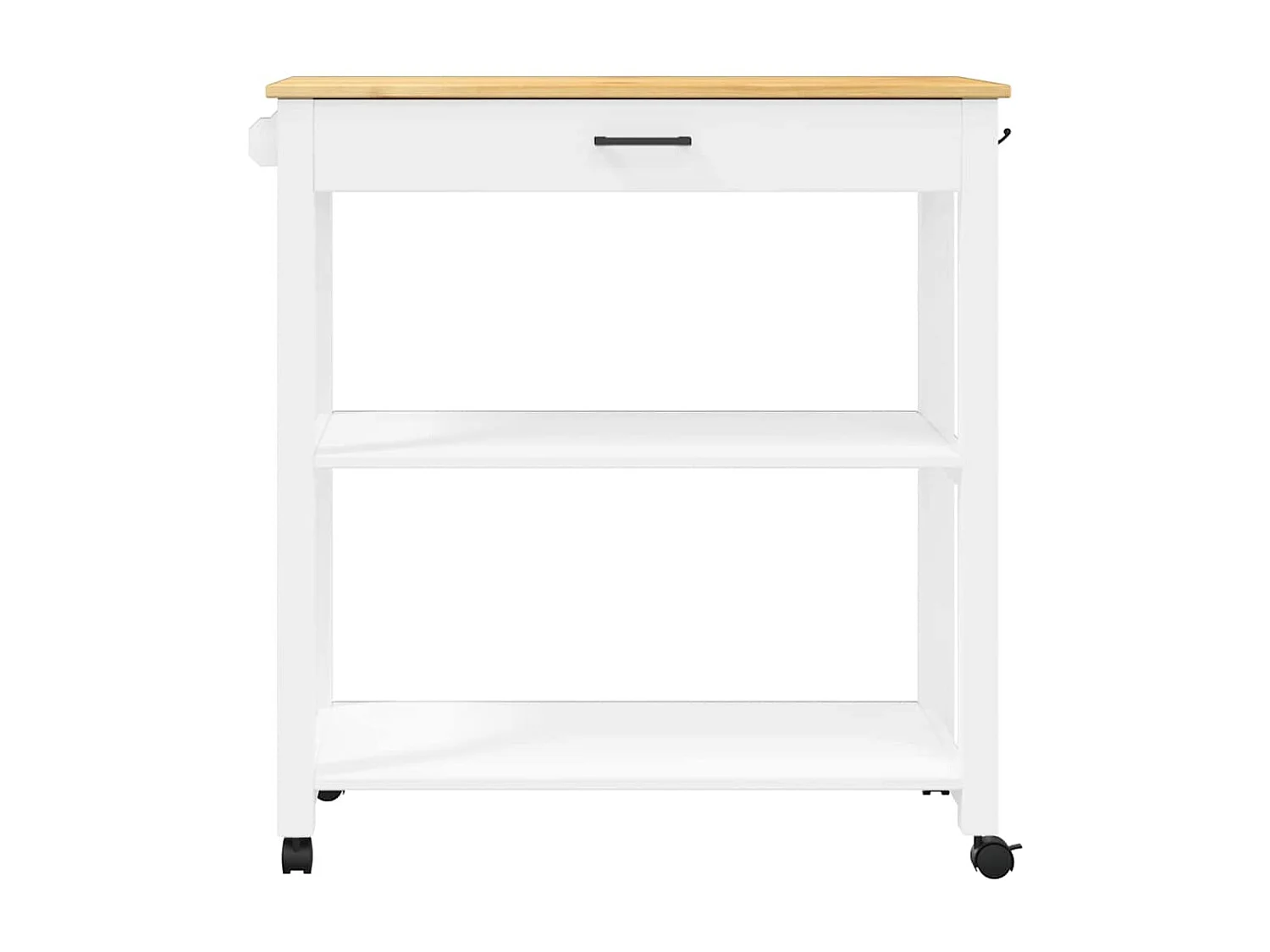 Chariot de cuisine MONZA 84x40x88,5 cm bois massif de pin