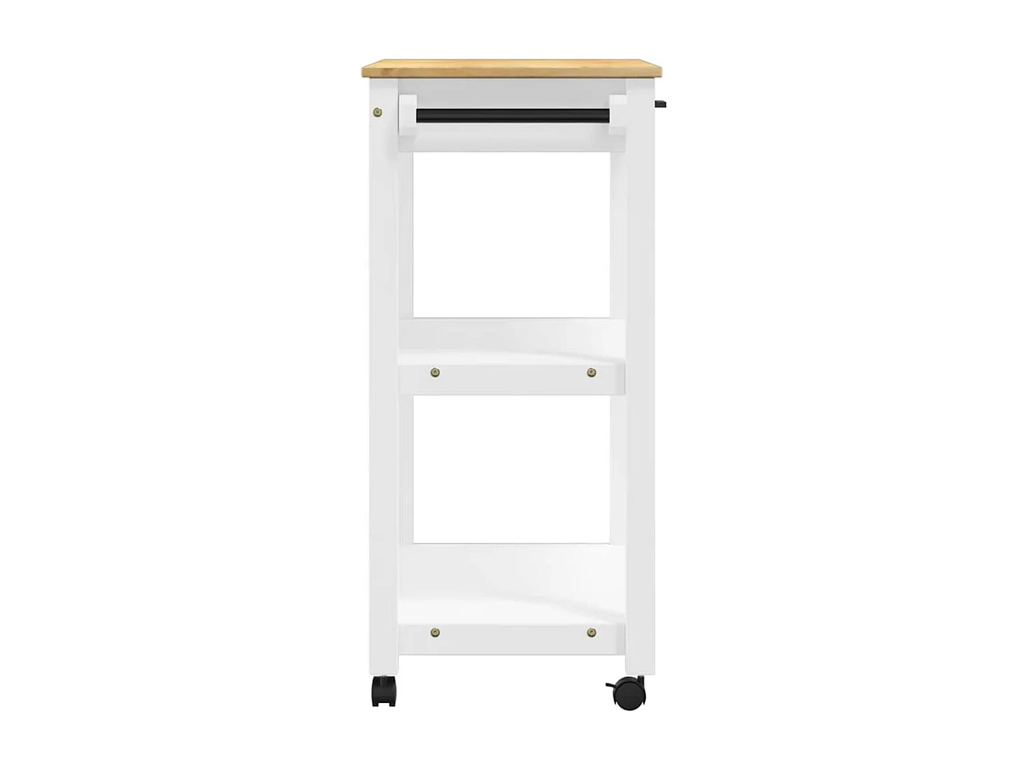Chariot de cuisine MONZA 84x40x88,5 cm bois massif de pin