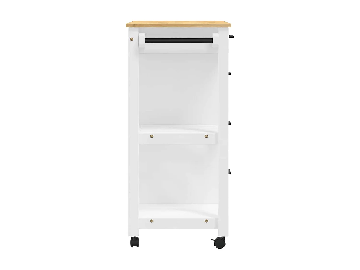 Carrito de cocina MONZA madera maciza de pino 84x40x88,5 cm
